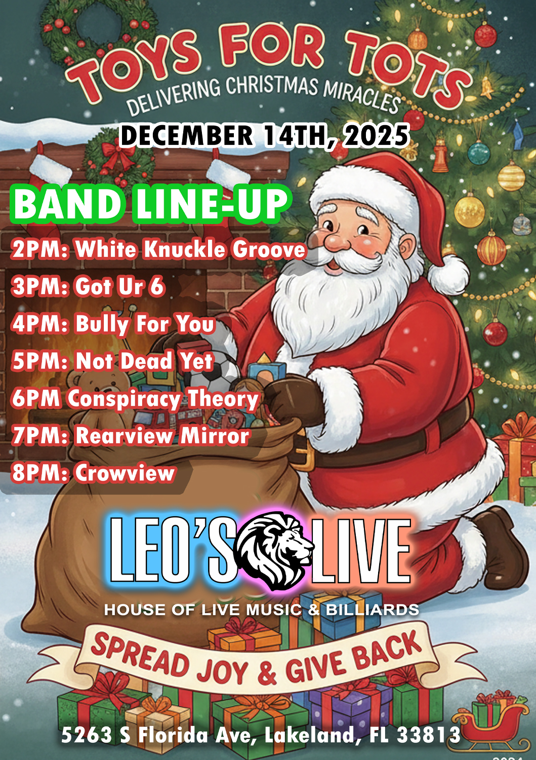 LEO's LIVE at YBOR CIGARS and SPIRITS in LAKELAND, FL